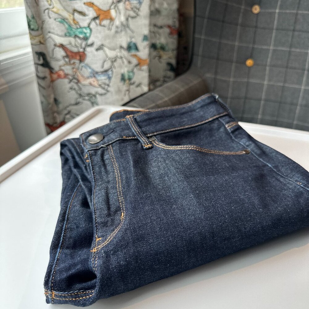 Muji slim straight jeans - size 24